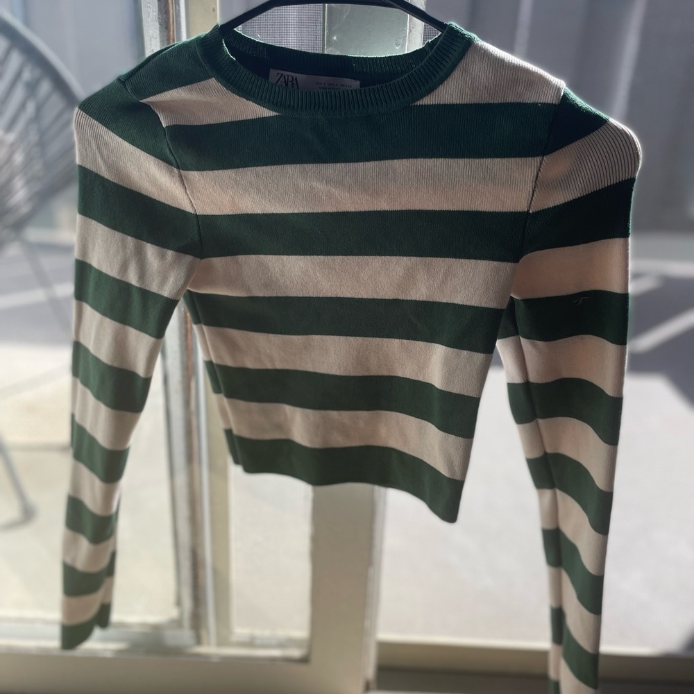 Zara cropped tee